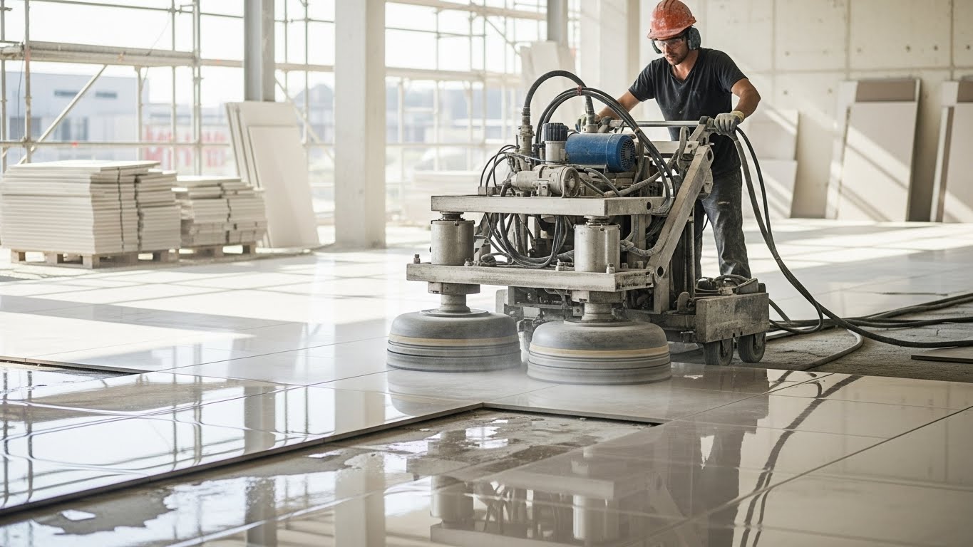 مكينة جلي بلاط