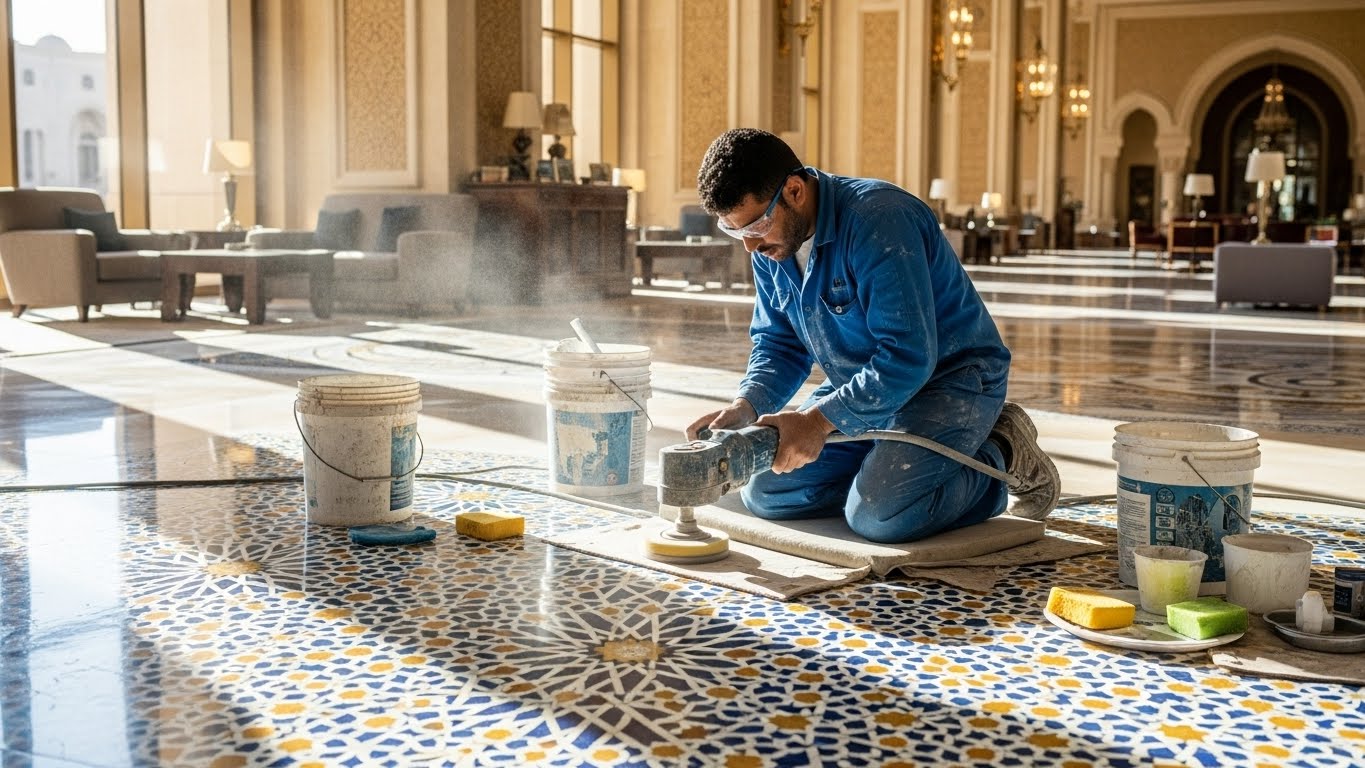 جلي بلاط بجدة