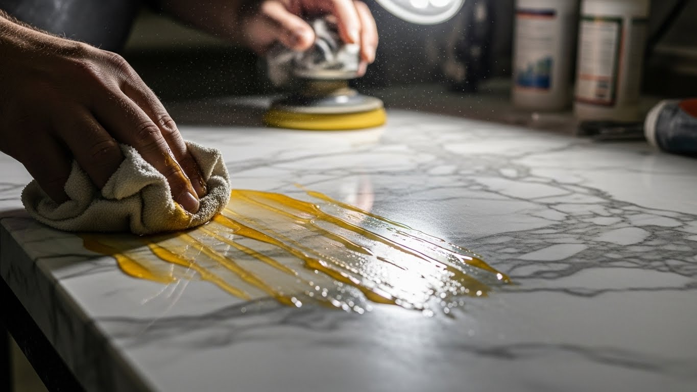 ورنيش تلميع الرخام