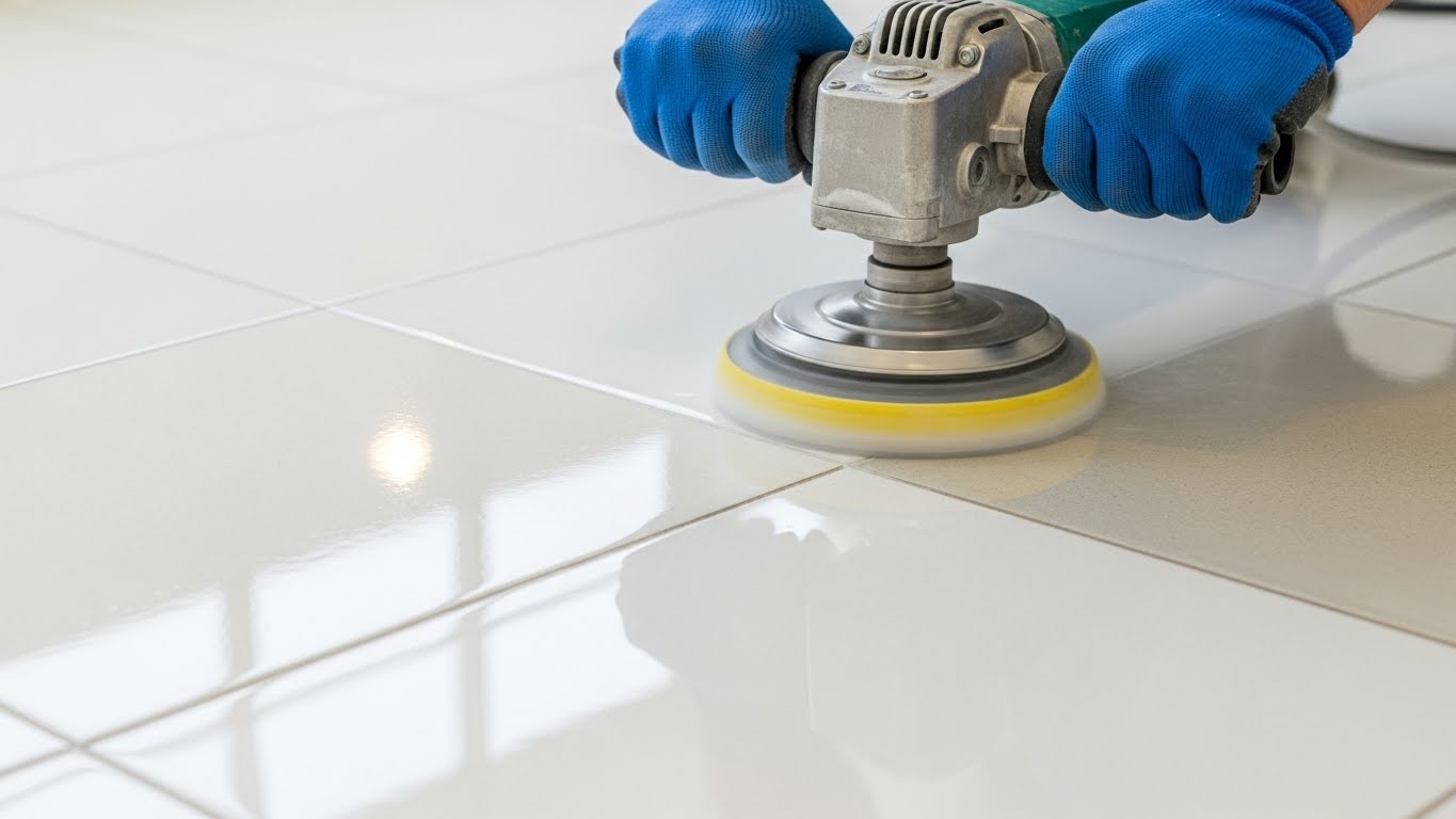 تلميع البلاط