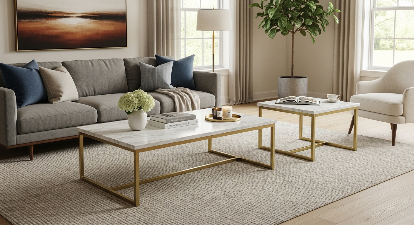 طاولات رخام للمجالس