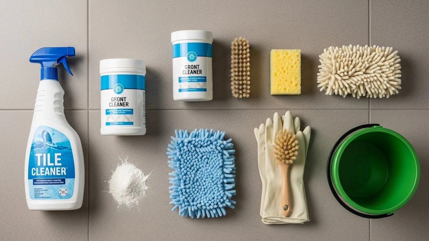 مواد تنظيف البلاط