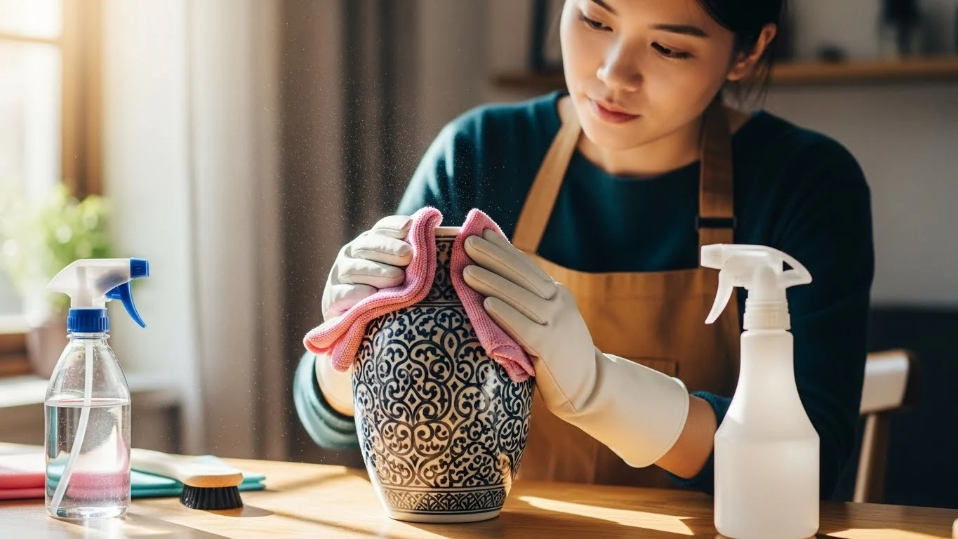 تنظيف السيراميك