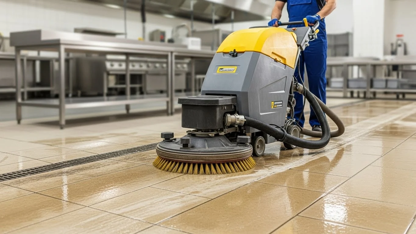 ماكينة تنظيف البلاط