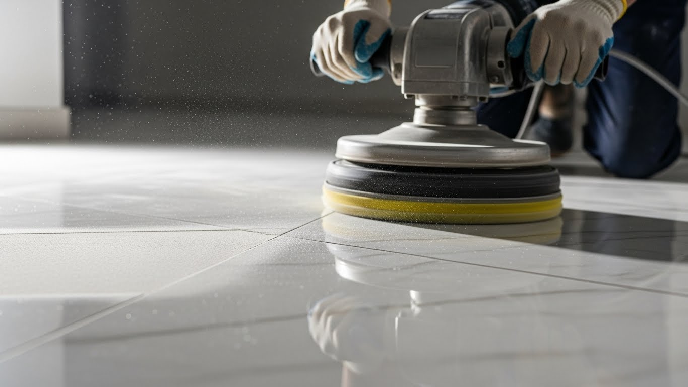 جلي بلاط تلميع