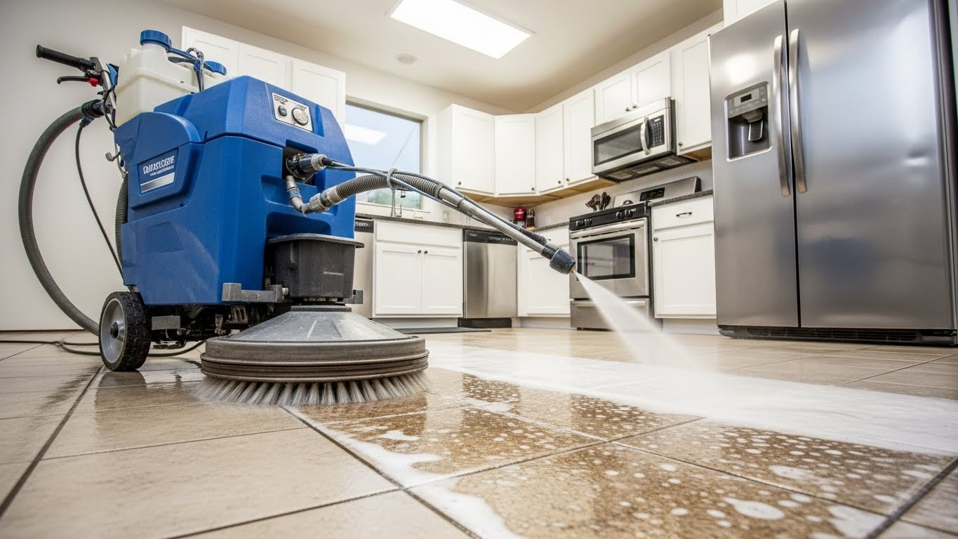 ماكينة تنظيف البلاط