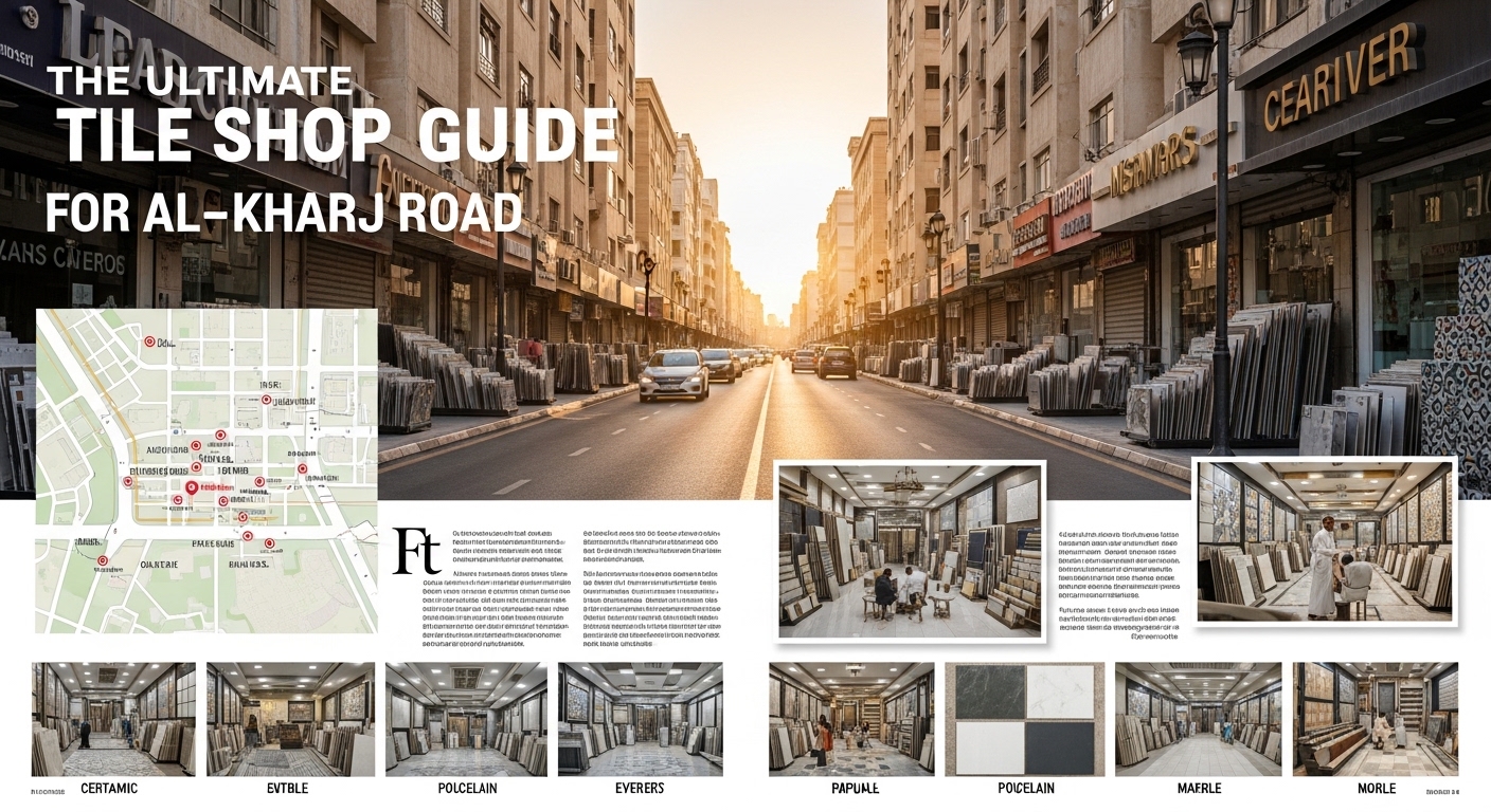 دليل شامل لاختيار أفضل محلات البلاط طريق الخرج