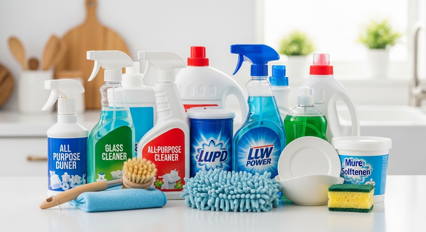 منتجات تنظيف المنزل