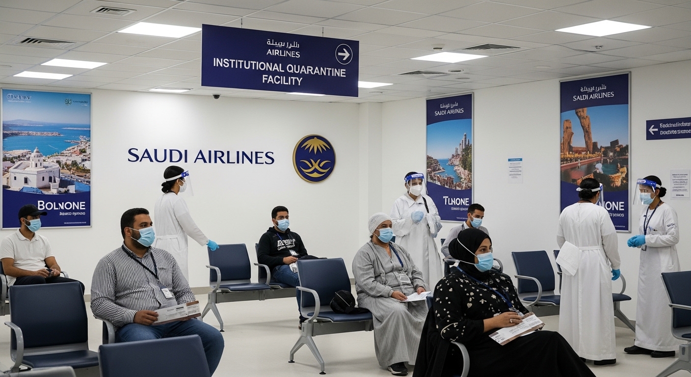 الحجر المؤسسي الخطوط السعودية