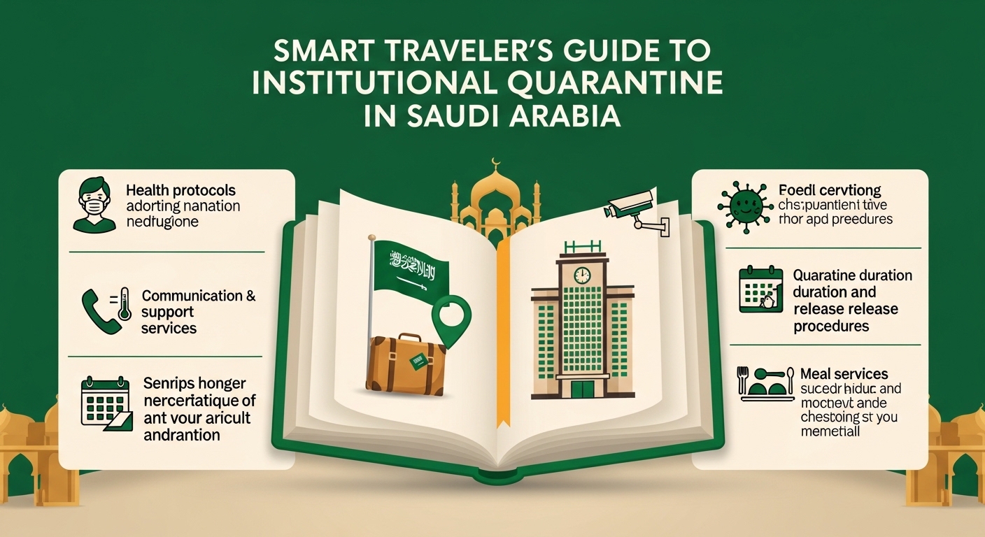 دليل المسافر الذكي حول الحجر المؤسسي السعودية